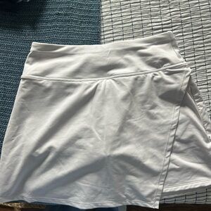 Athleta White A-Line Skirt